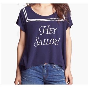 (NWT) Wildfox Tee | Hey Sailor